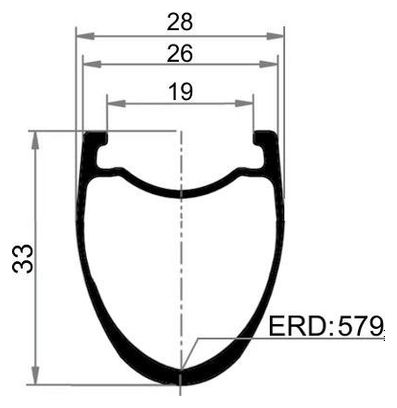 Paire de roues Progress Airspeed 33 Disc | 12x100/12x142 mm | Center Lock | Sram XDR