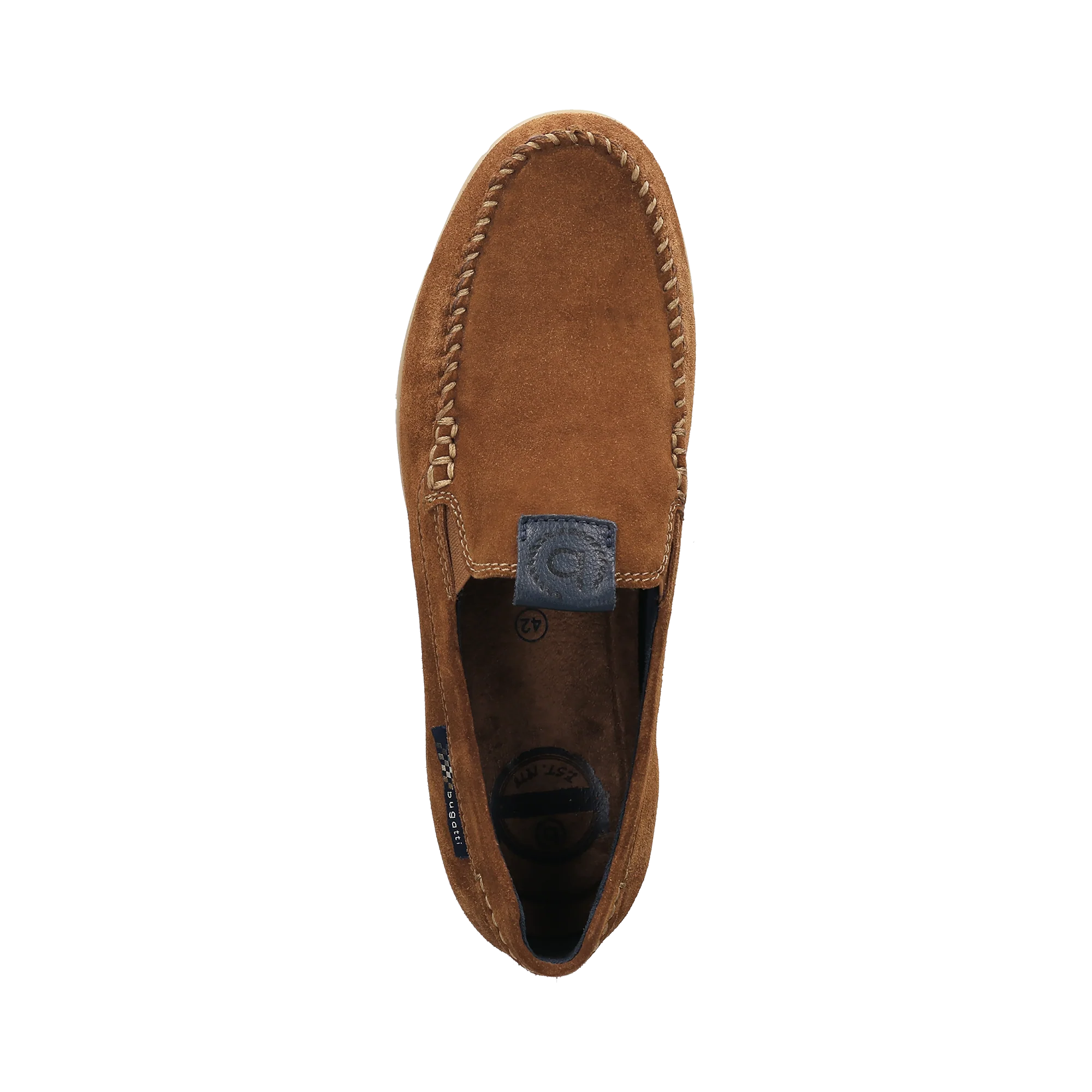 Leder Mokassin cognac