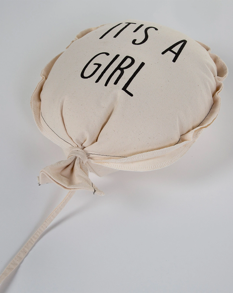 Wanddekoration BALLON GIRL (35x26) in natur