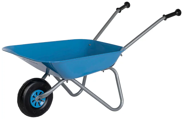rolly toys® Schubkarre »rollyMetallschubkarre, silber/blau« für Kinder