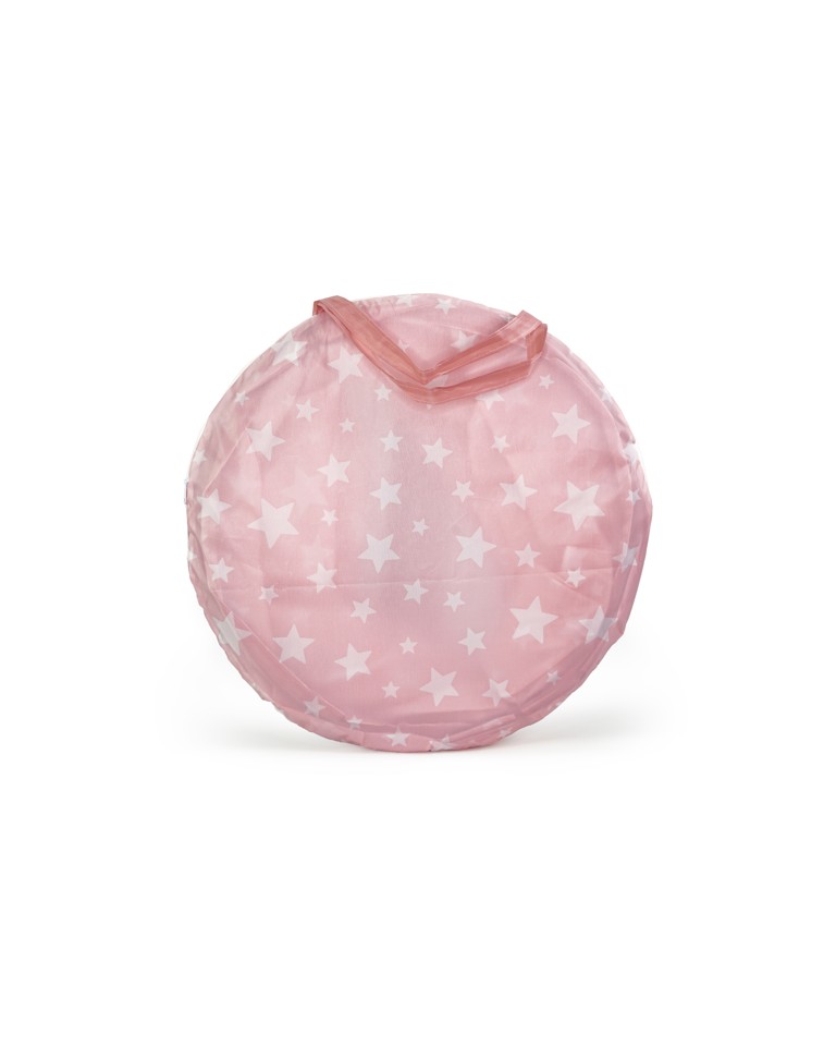 Star - Legetunnel - Rosa - Diameter 47 cm, længde 180 cm