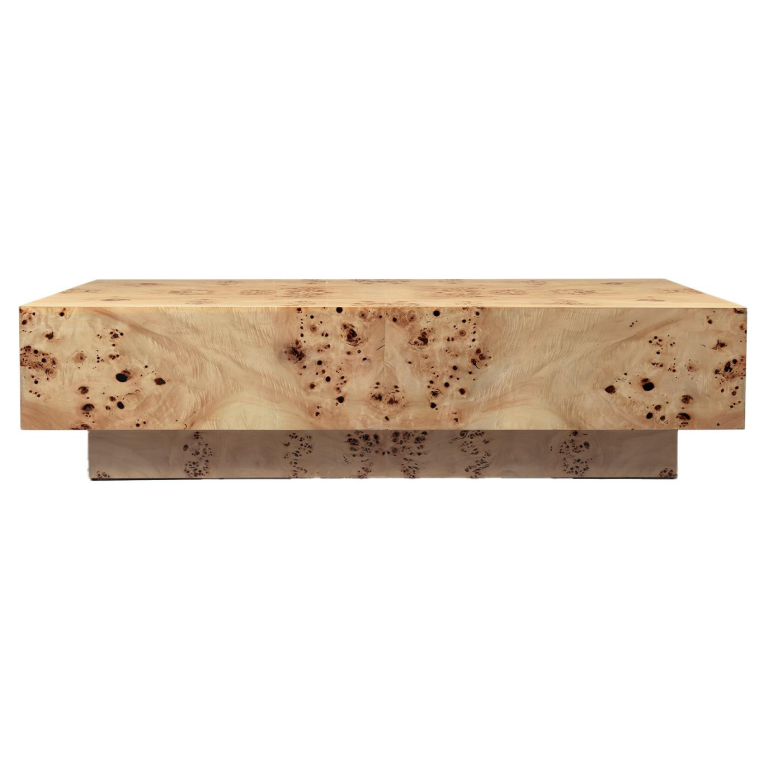 Ferm Living Burl salontafel 117x70 populier