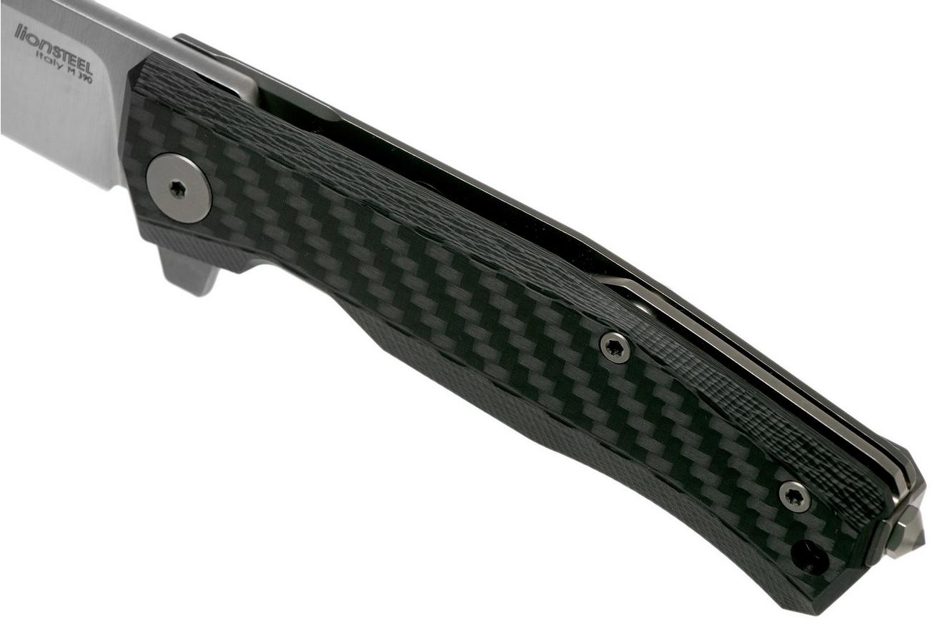 LionSteel Myto MT01-CF Carbonfiber zakmes, Molletta design