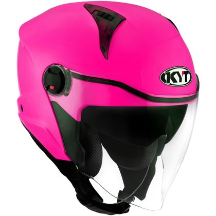 Casque KYT D-CITY - PLAIN - FUXIA FLUO - Rose