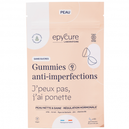 Epycure Laboratoire Gummies anti-imperfections sans sucres