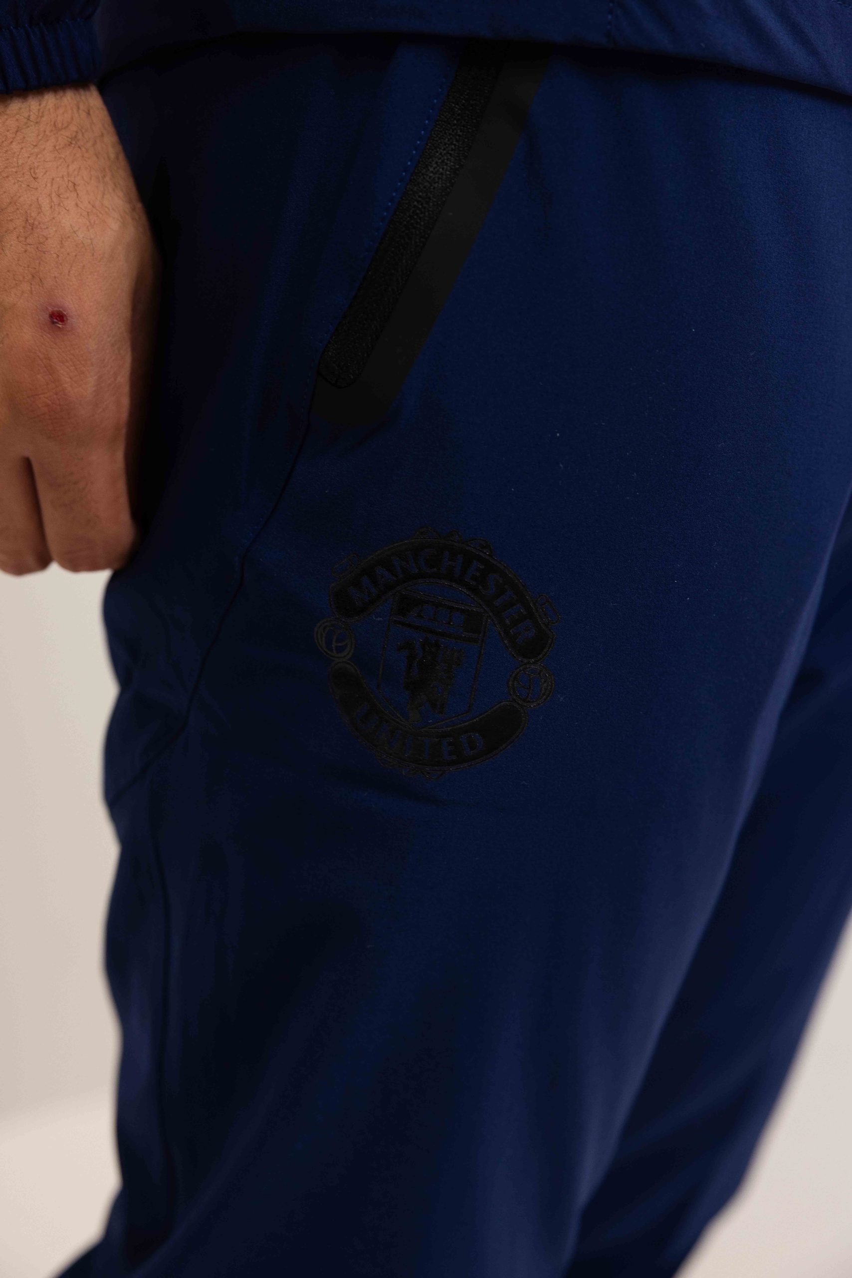 Manchester United Vis Tech Trainingspak Heren Donkerblauw