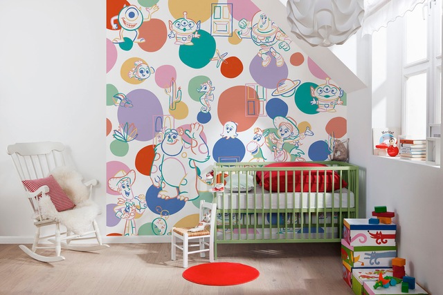 Komar Fototapete »Digitaldruck Vlies -  Pixar Memories - Grösse 250 x 250 cm« bedruckt glatt Kinderzimmer