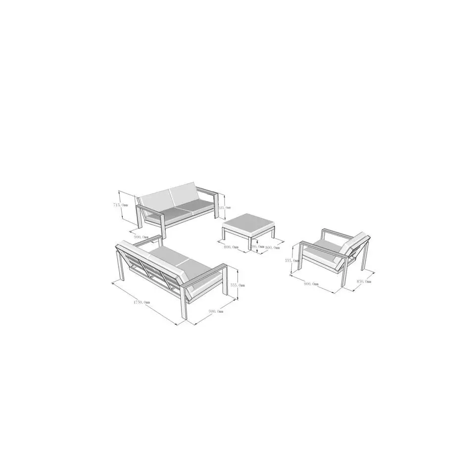 HOME DELUXE Tuinsalon RIO XL