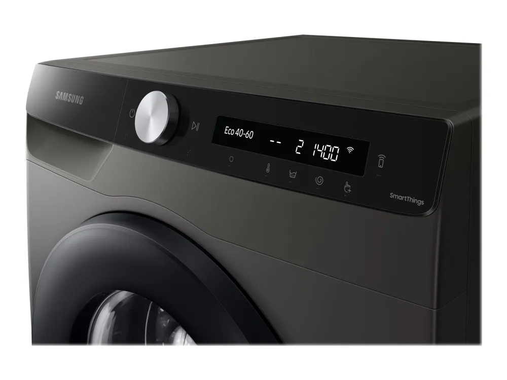 Samsung WW5300T WW80T534AAX - Vaskemaskine - Wi-Fi - bredde: 60 cm - dybde: 55 cm - højde: 85 cm - frontbetjening - 61 liter - 8 kg - 1400 rpm - sort/inox