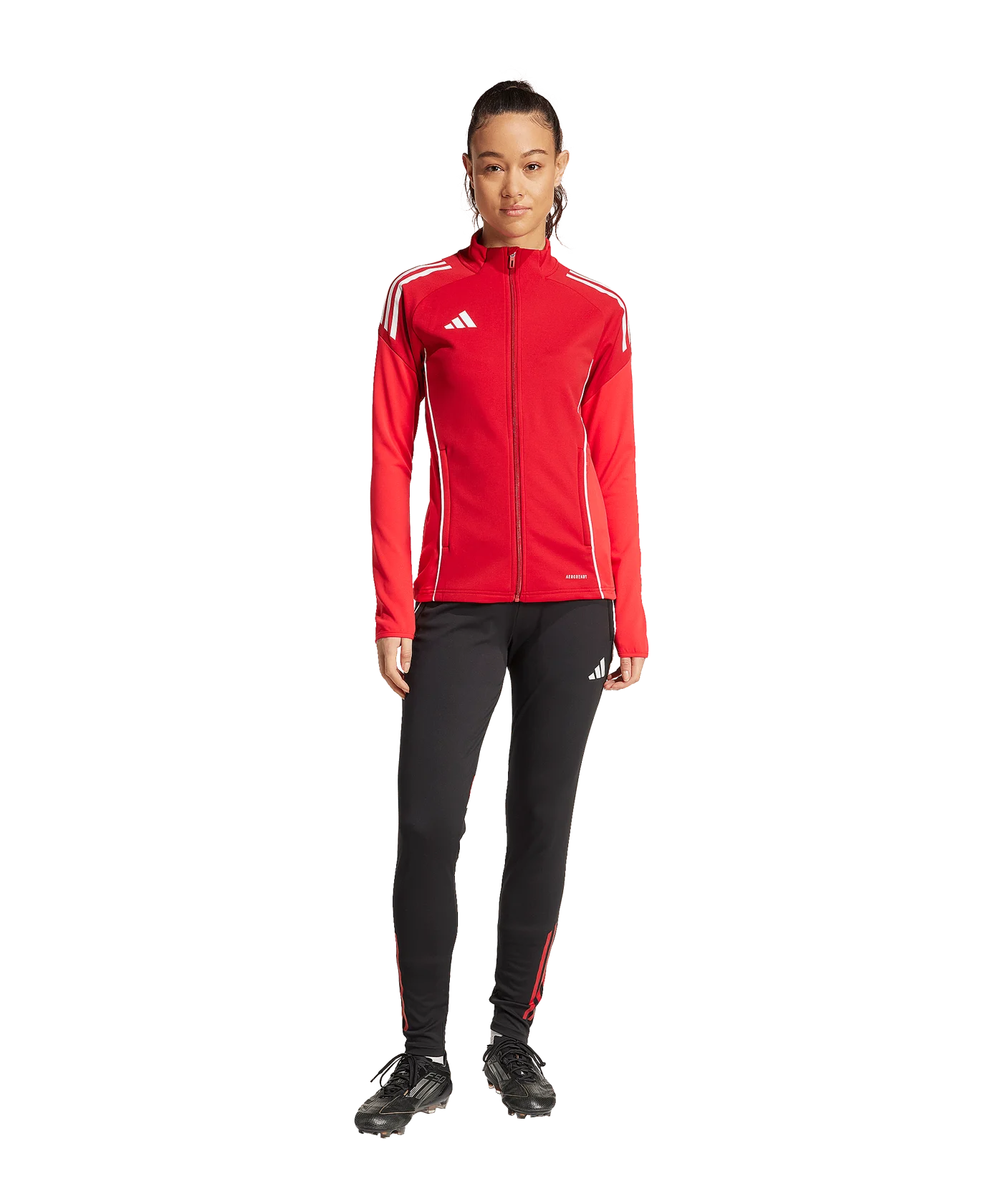 adidas Tiro 25 Competition Trainingsjacke Damen Rot