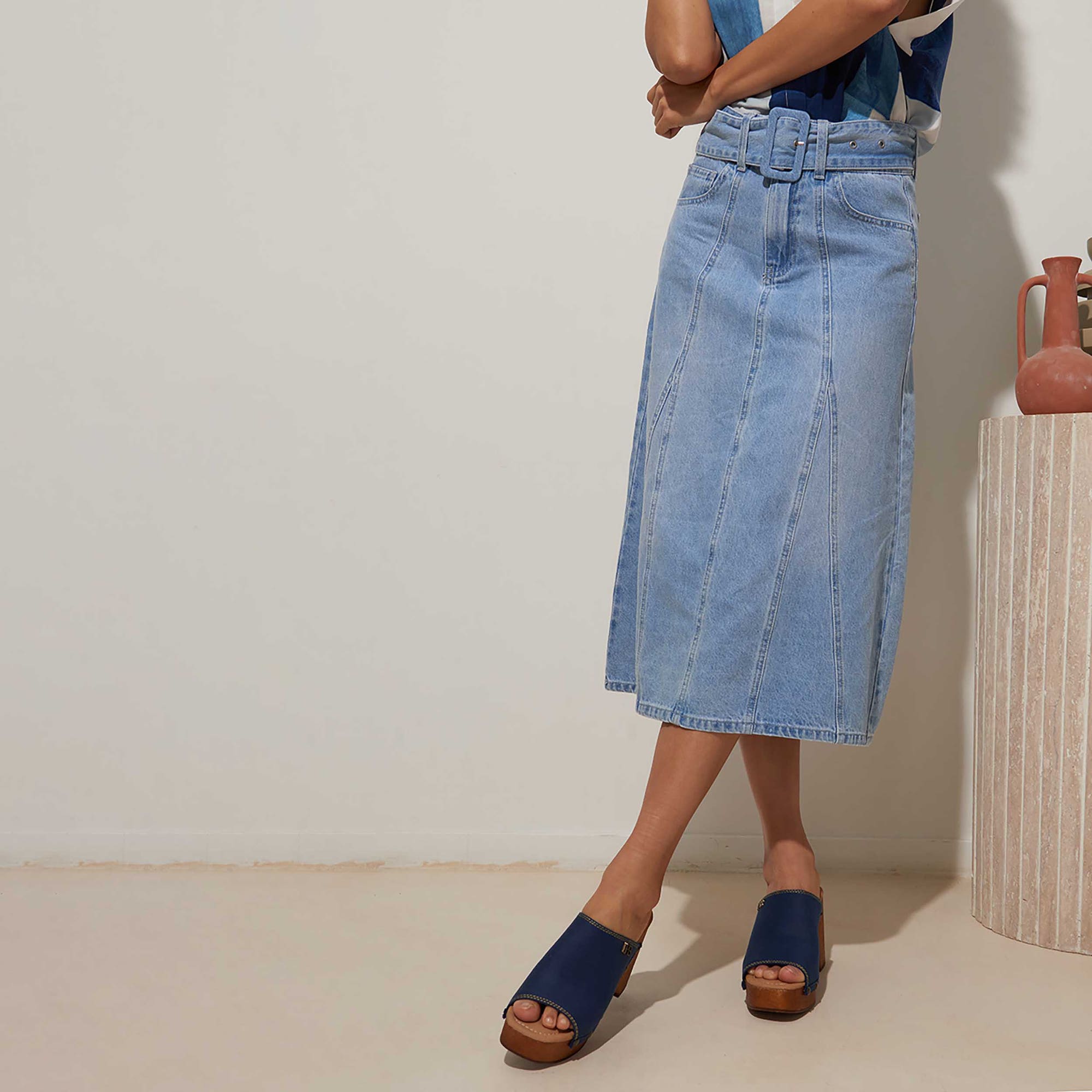 Jupe Femme bleu