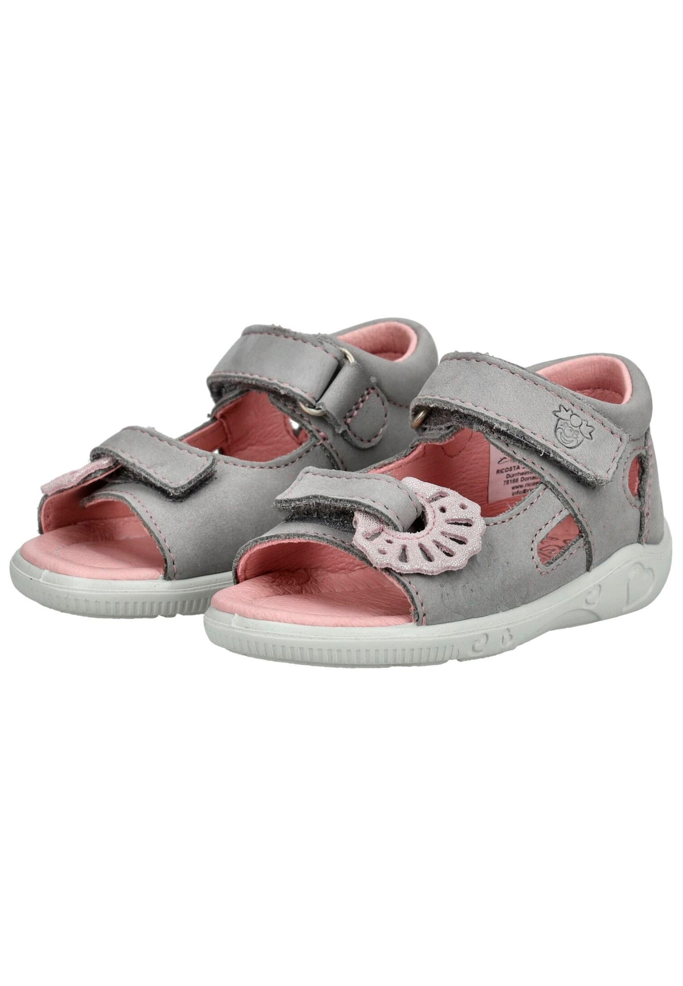 PEPINO Sandalen Grau/Rosa