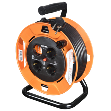 HANDSON Kabelhaspel 4-voudig RA 25 Meter