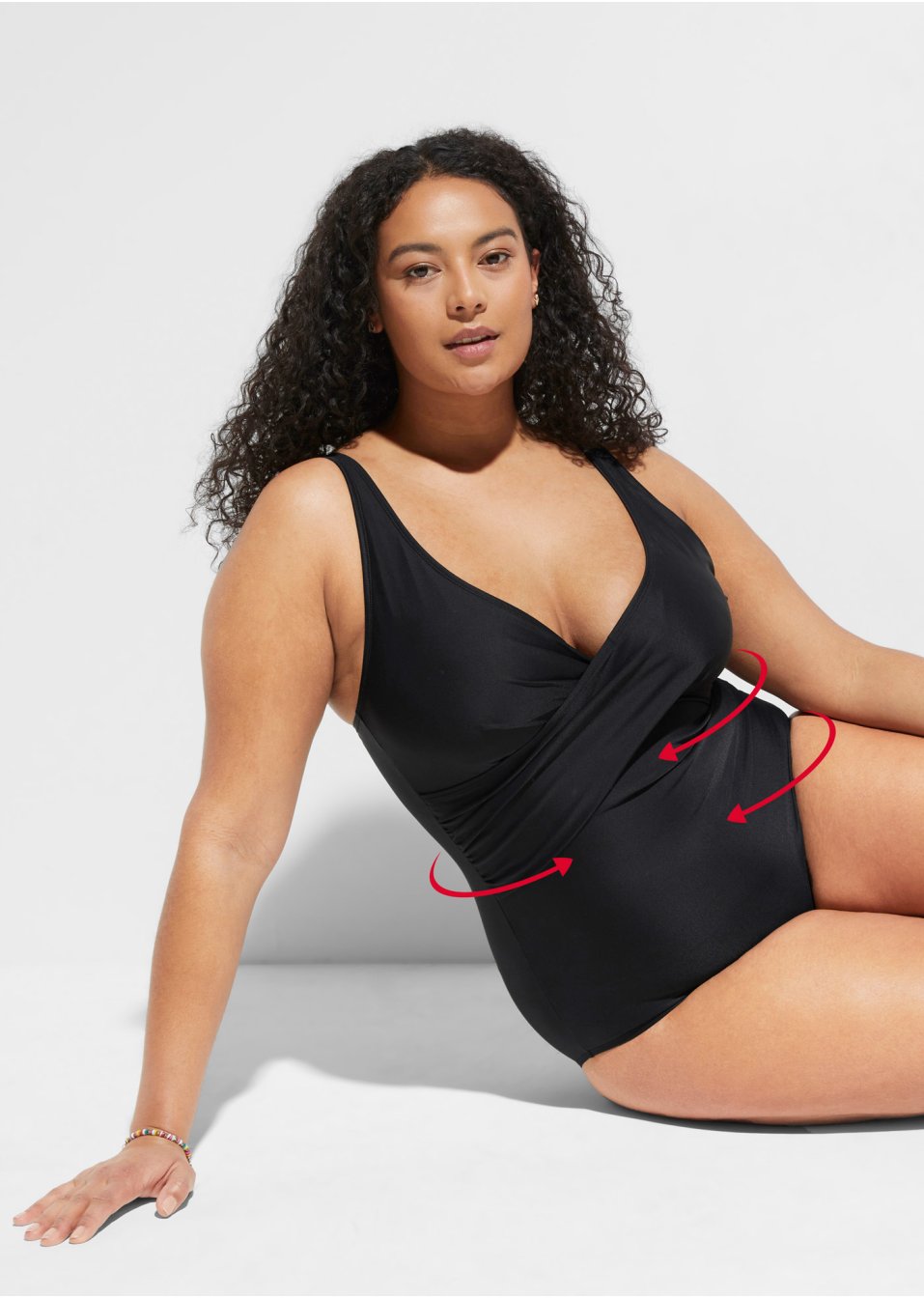Maillot de bain à effet sculptant moyen
