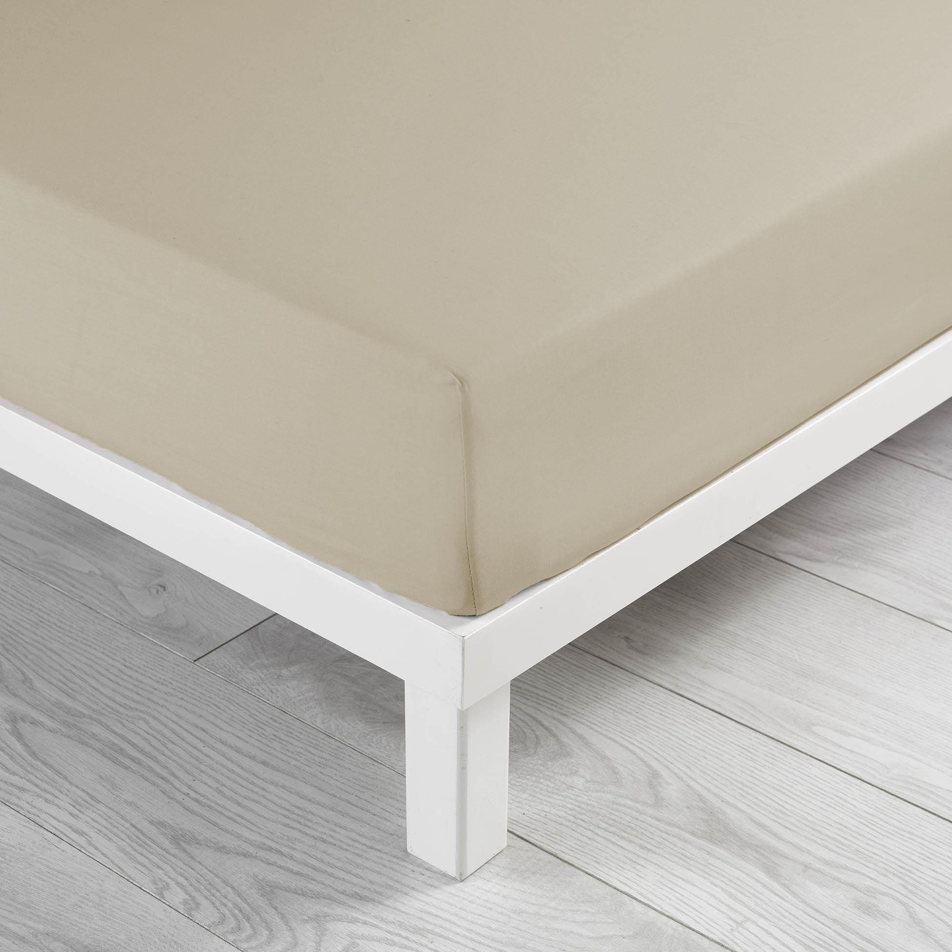 DRAP HOUSSE 160X200CM COTON LAVE 57 FILS LINETTE LIN