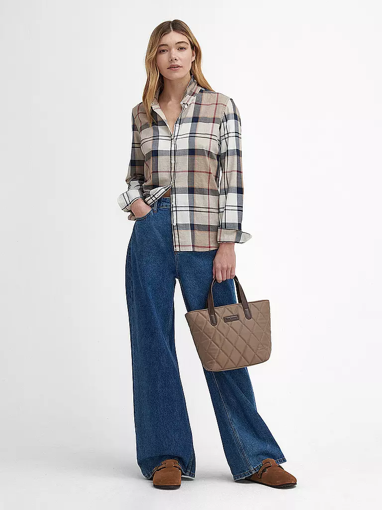 BARBOUR Bluse BREDON beige
