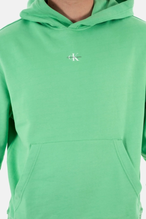 sweat calvin klein jeans micro monologo hoodi l1c neptunes wave