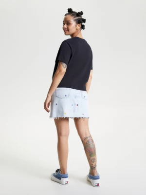 Camiseta de corte clássico com logo moderno