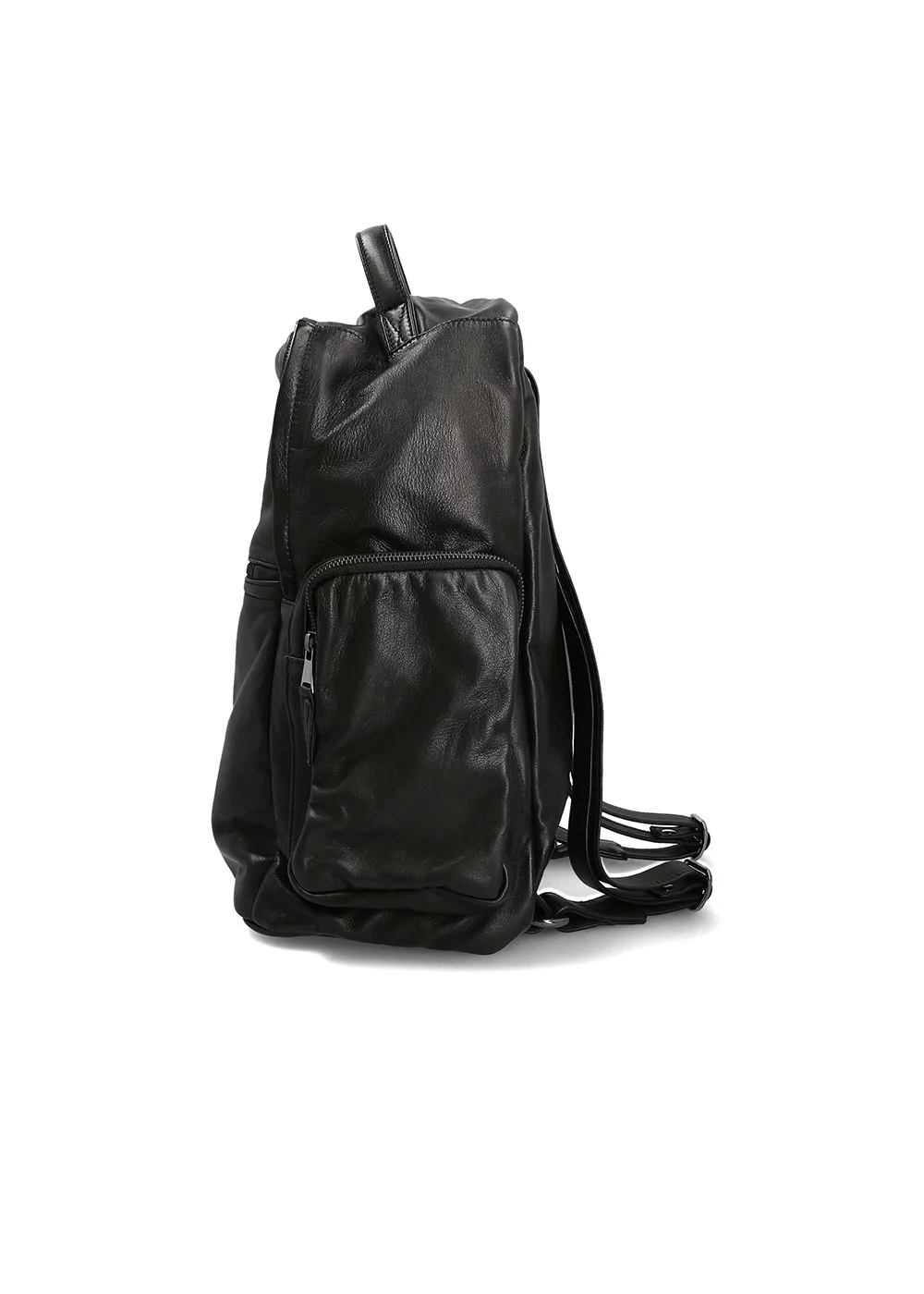 SAC A DOS FREDDY ZIP CUIR NOIR