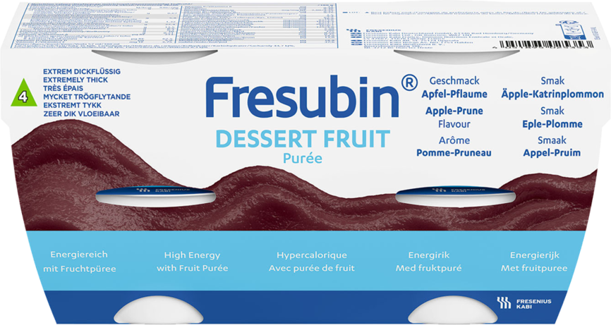 Fresubin Dessert Fruit næringspuré eple-sviske 4x125 g