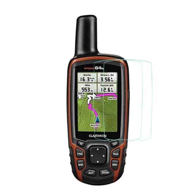 2-Pak Hærdet glas skærmbeskytter Garmin GPSMAP 64s