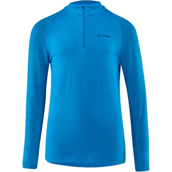 Testware Löffler Midlayer Fine Stripe Transtex Langarmshirt Indigo Kinder