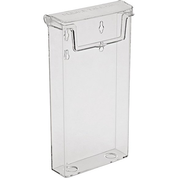 Présentoir mural extérieur 1 case transparent