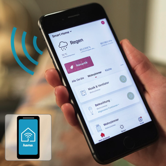 WLAN LED Lampe Dimmbare WiFi Glühbirne mit App Steuerung für iOS/Android GU10 / 5.5W (176585) - Warmweiss / Tageslicht