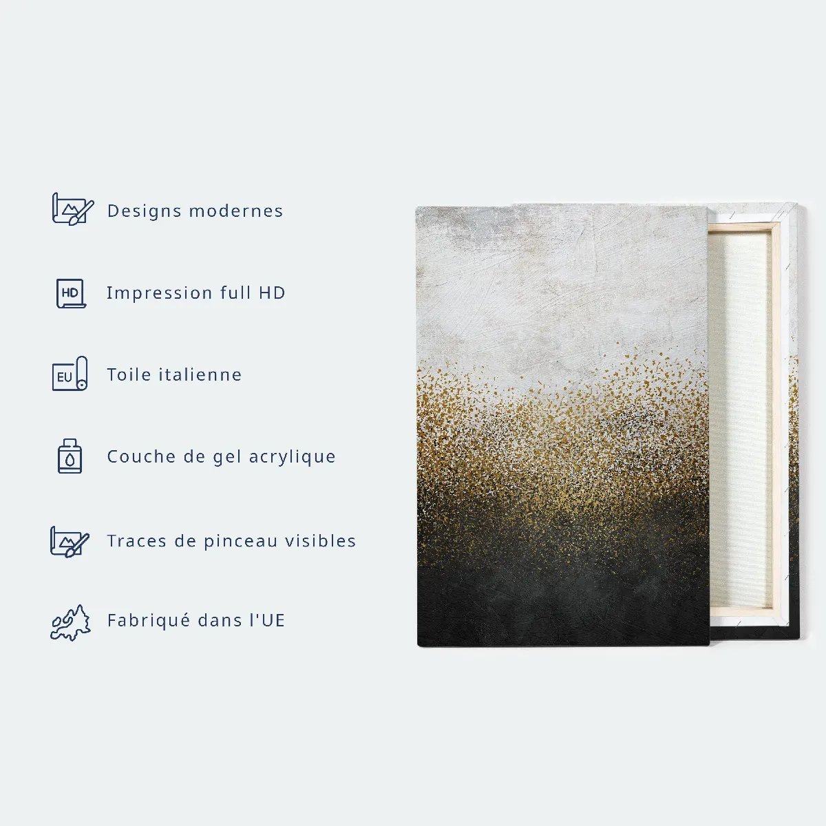 Decoshop26 Tableau Flamant Blanc 60x90 cm