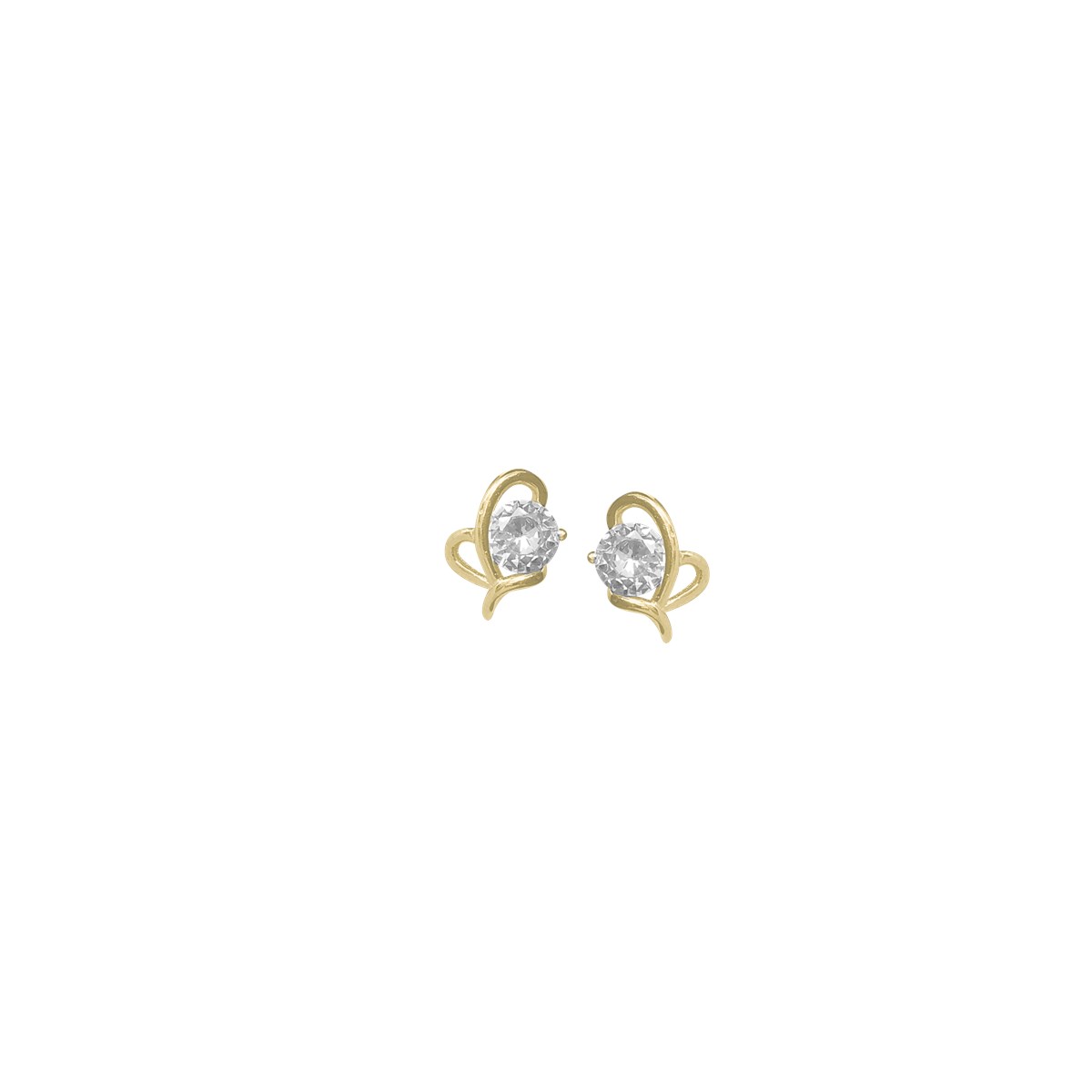 Boucles d'oreilles plaquées or oxyde