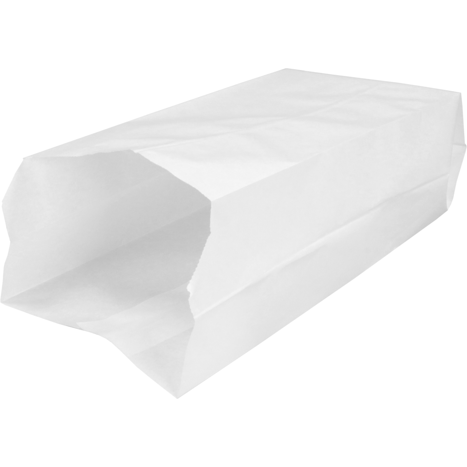 Zak, Snackzak, Ersatzpapier, Nr. 25, 0,5 pond, 10.5/ 4,25x27cm, wit