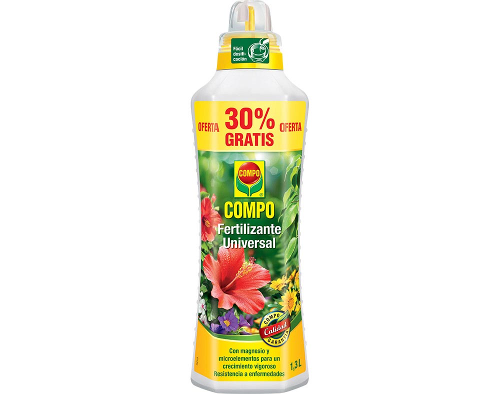 FERTILIZANTE LÍQUIDO COMPO UNIVERSAL 1L   300ML