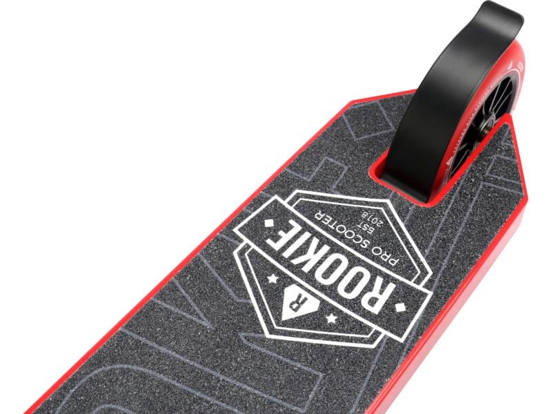 Motion Motion Freestyle Scooter Rookie Pro Schwarz/Rot Leichter und stabiler Freestyle-Scooter für Anfänger