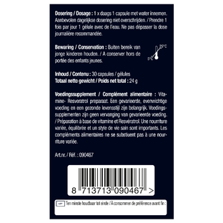 Lucovitaal Super Resveratrol 100mg Capsules 30CP