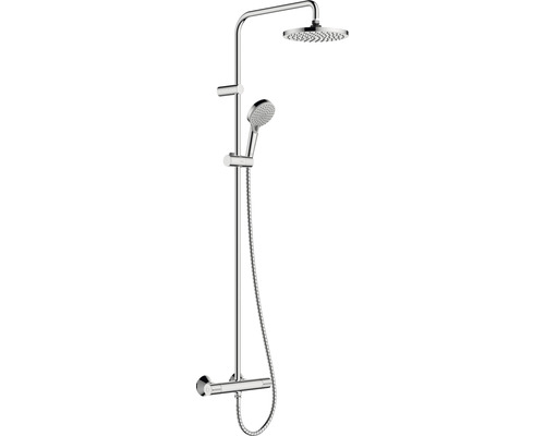 hansgrohe douchekolom incl. thermostaat VERNIS BLEND Showerpipe 200 1jet EcoSmart chroom 26089000