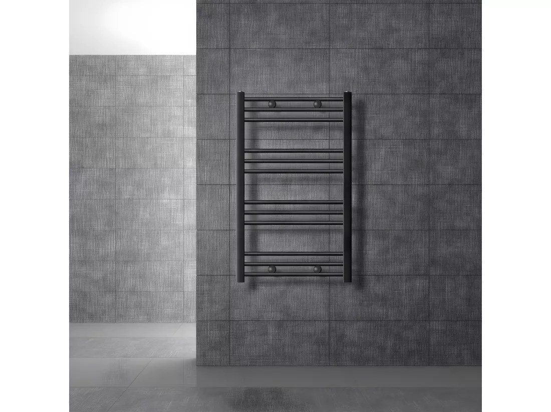 Radiateur de salle de bain Sahara Raccord latéral sèche-serviettes Anthracite 60x80cm