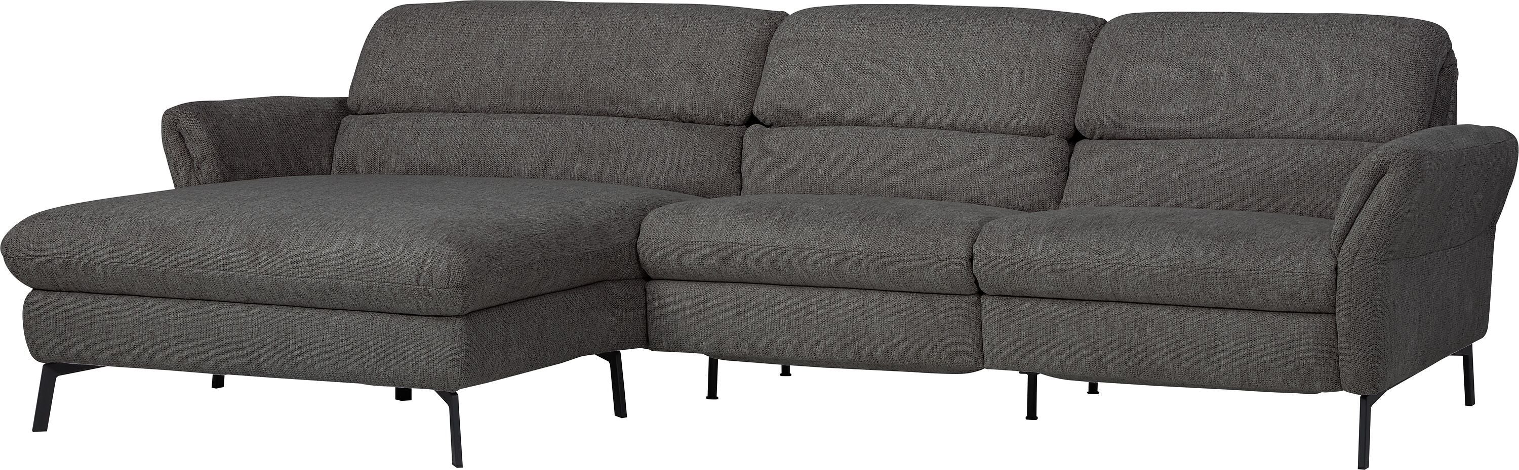SEBO Ecksofa - Anthrazit / B: 284.0 cm x T: 161.0 cm x H: 84.0 cm