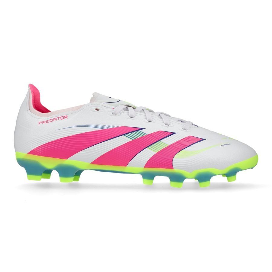 adidas Predator League MG Celestial Victory - Blanc/Lucid Pink/Lucid Lemon