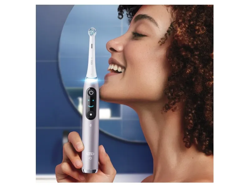Braun Oral-B iO Series 9N, electric toothbrush (pink/white, Rose Quartz)
