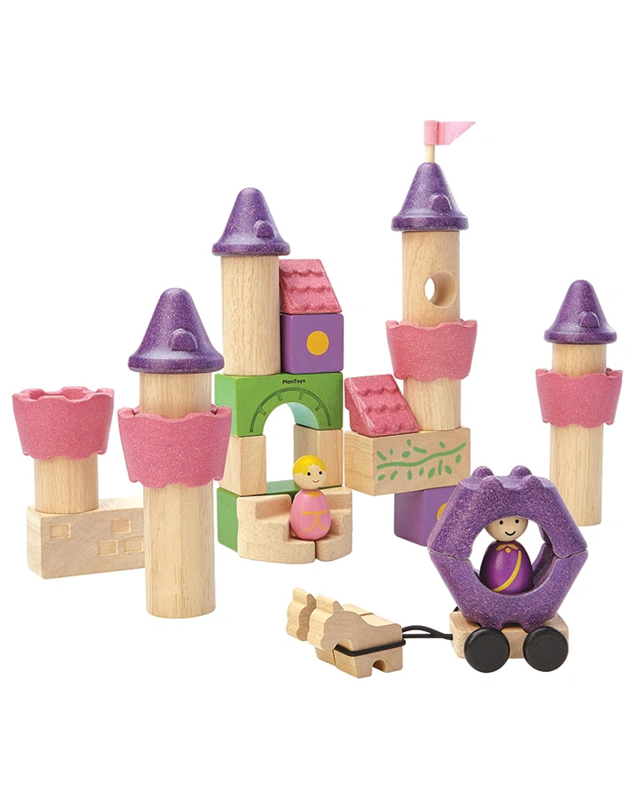 Holz-Bauklötze MÄRCHEN 35-teilig