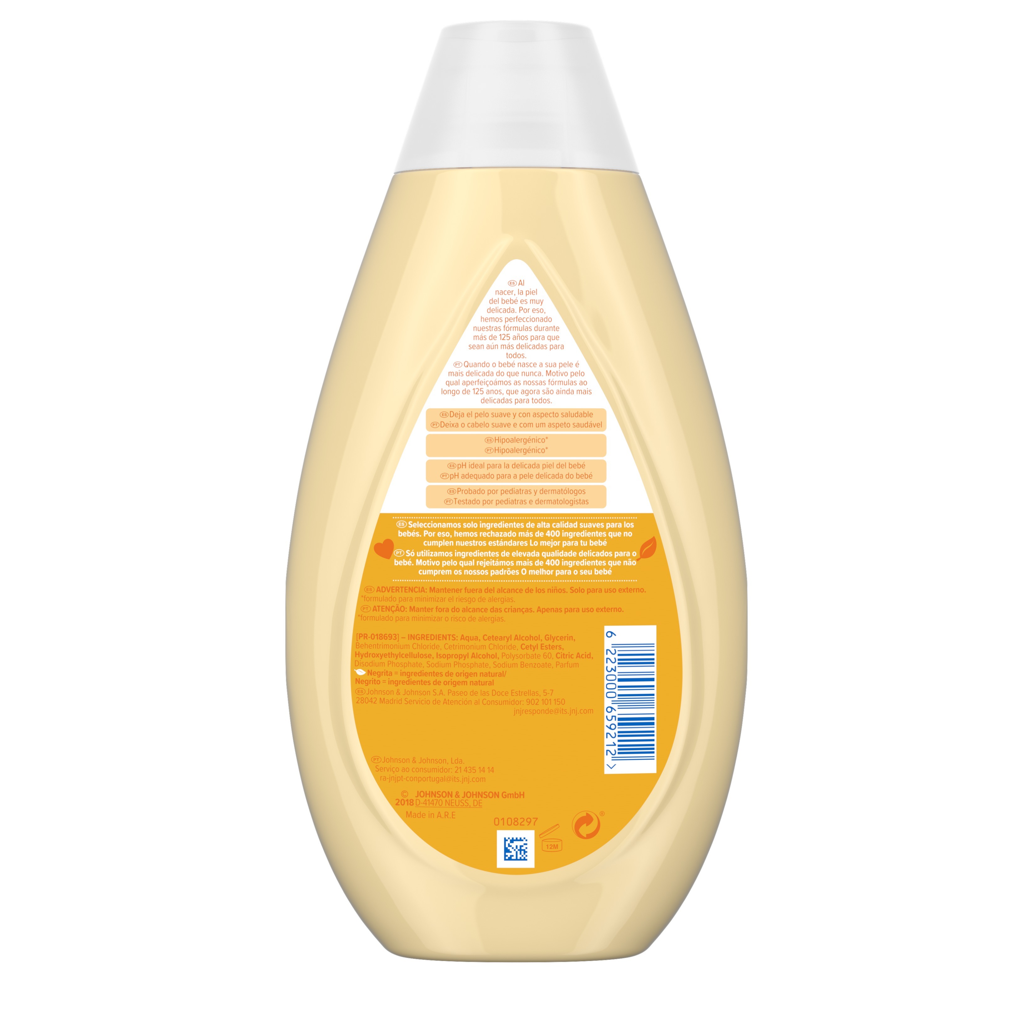 CONDICIONADOR JOHNSON'S BABY SUAVE 500ML