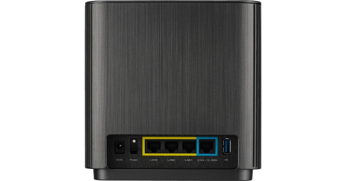 ASUSZenWiFi XT9 mesh router  (Zwart, 2 stuks)