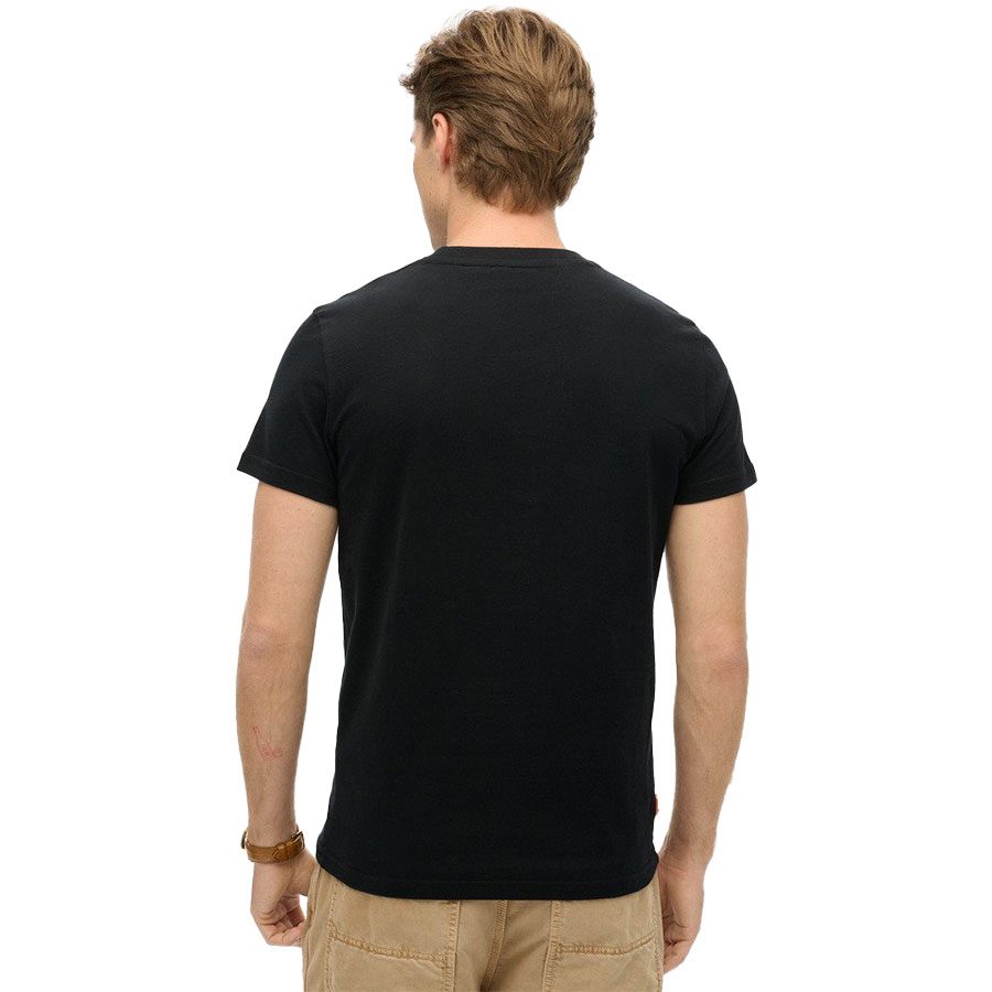 Superdry Essential Logo EMB T-Shirt Herren schwarz