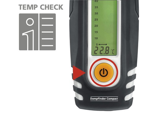 Laserliner DampFinder Compacte vochtmeter voor hout- en bouwvocht