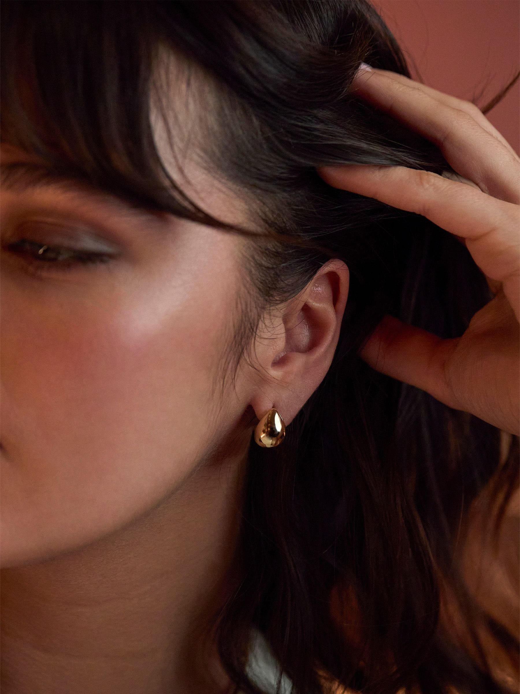 Estella Bartlett Tone Mini Teardrop Earrings