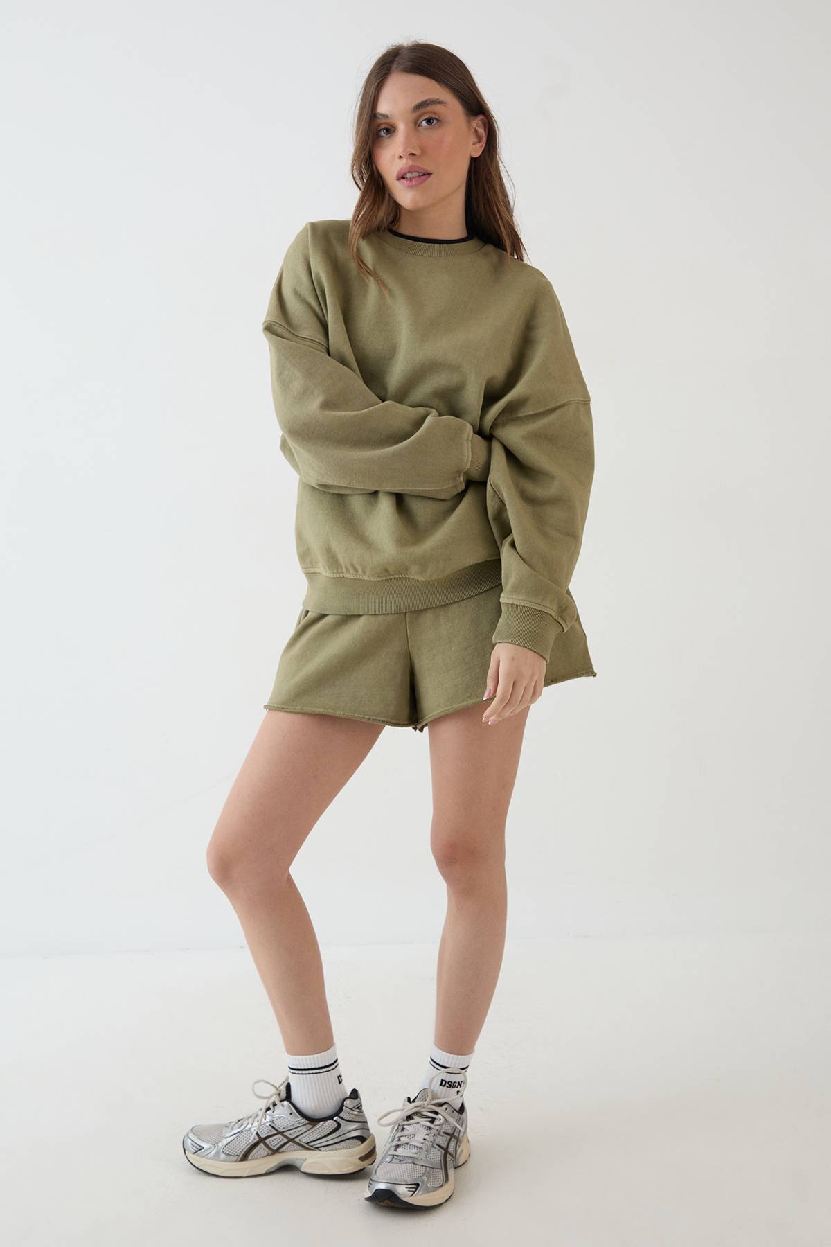 Sweat-shirt Oversized Délavé Épais Dsgn Studio