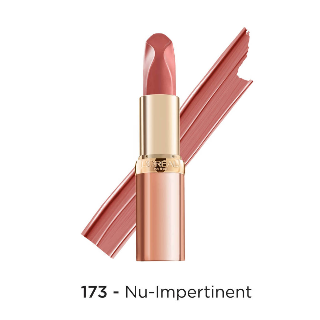 Geweldige lipstick!Color Riche Nude Intense lippenstift - 173 Nu Impertinent