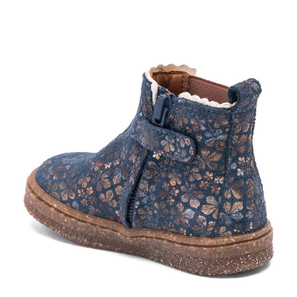 Bisgaard Siggileren enkelboots blauw/roze
