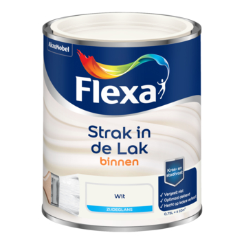 Flexa Strak in de Lak binnenlak zijdeglans wit 750 ml