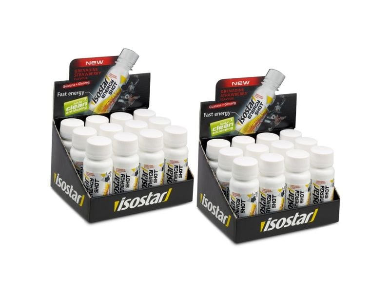 Isostar Energy Shot 24 x 60 ml Energie Shot mit Koffein